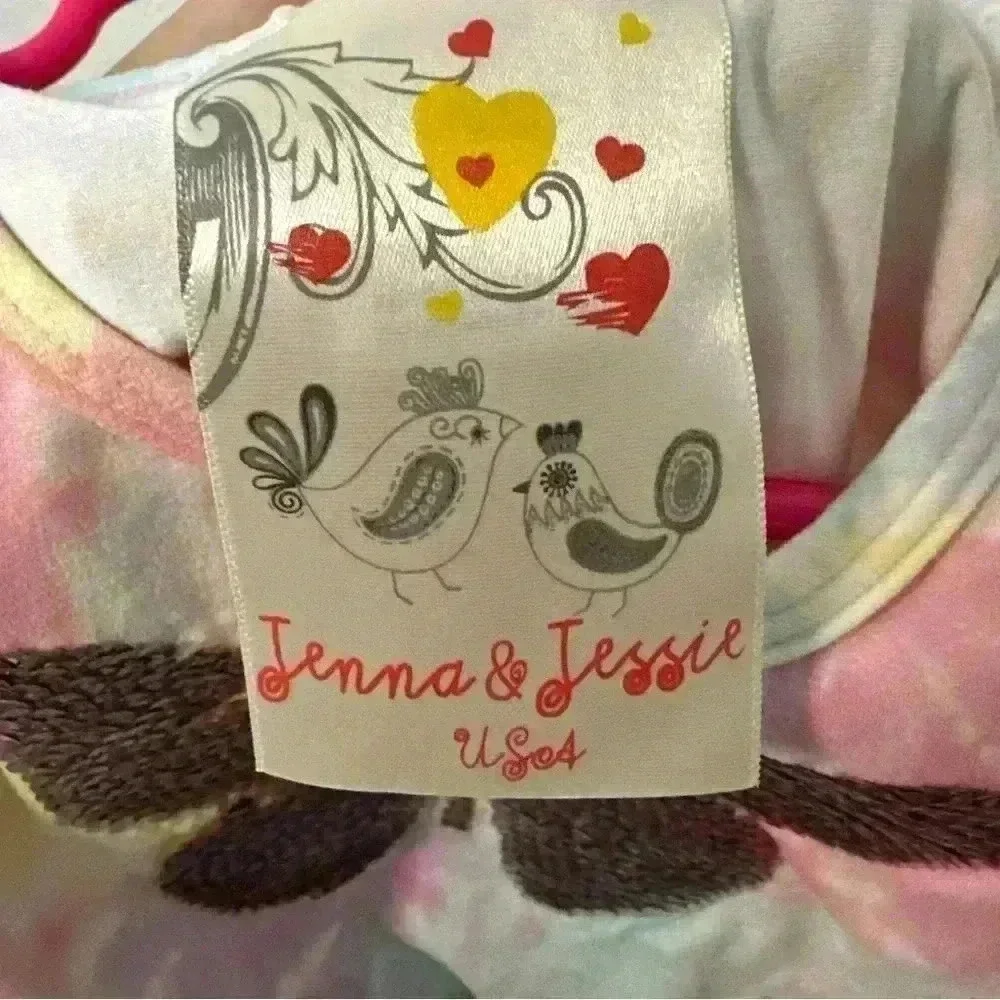 Jenna And Jessie USA Girls Butterfly One Piece Tye Dye Dress Size 4-5